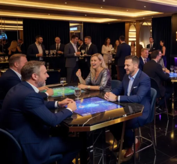 Mobilne eventy casino – elegancka przestrzeń z pokerem i ruletką