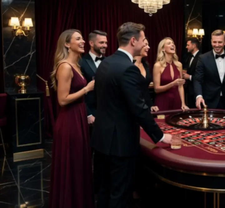 Zadowoleni klienci podczas mobilnego eventu casino Anna Wójcik-Wojeńska Nartnik Pool