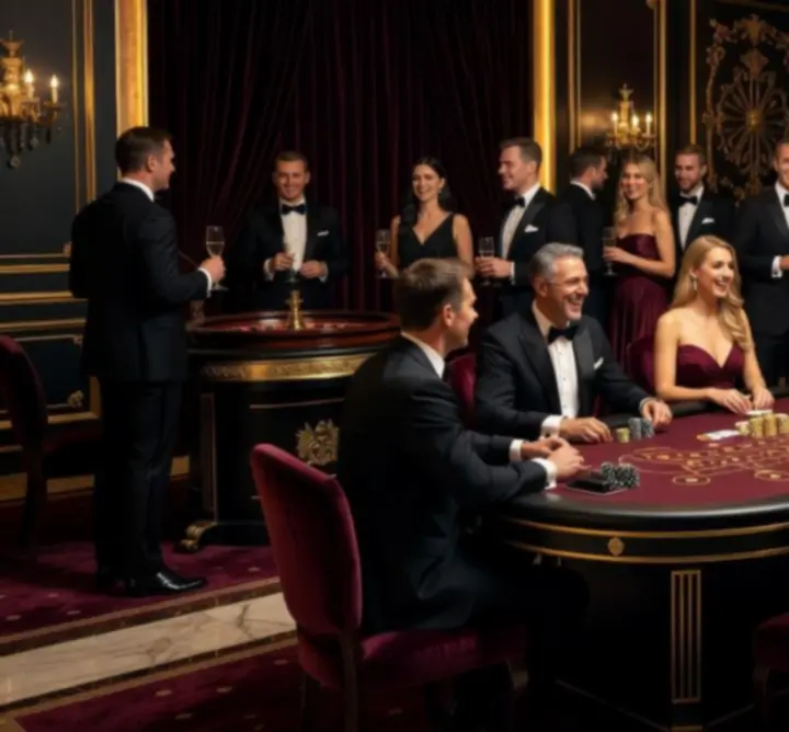 Luksusowa prywatna impreza domowa z mobilnym event casino